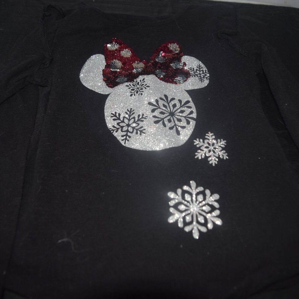 Disney Jumping Beans Minnie Mouse holiday shirt Size 6